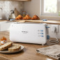 850W Toaster | 2 Long Slice Toaster | Toaster with Defrost Function | Toaster with Adjustable Thermostat 850W Toaster | 2 Long Slice Toaster | Toaster with Defrost Function | Toaster with Adjustable Thermostat
