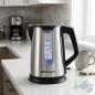 Bouilloire électrique en acier inoxydable de 1,7 litre | Petite bouilloire électrique de 2200 W | Théière électrique portable po Bouilloire électrique en acier inoxydable de 1,7 litre | Petite bouilloire électrique de 2200 W | Théière électrique portable po