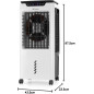 Refroidisseur d'air évaporatif portable 3 en 1 | Refroidisseur d'air | Réservoir amovible de 35 L | Télécommande Refroidisseur d'air évaporatif portable 3 en 1 | Refroidisseur d'air | Réservoir amovible de 35 L | Télécommande