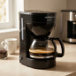 Orbegozo drip coffee maker. Capacity 6 cups. Non-stick heating plate. Power 650 W. Orbegozo drip coffee maker. Capacity 6 cups. Non-stick heating plate. Power 650 W.
