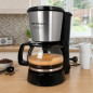 Cafetera de Goteo Inoxidable 6 Tazas 650W Orbegozo | Maquina de Cafe 1,3 litros | Cafetera de Filtro Antigoteo con Jarra