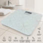 Tempered Glass Digital Bathroom Scale | Bathroom Weight with 100g Precision | Maximum Capacity 180kg | Touch Activation Tempered Glass Digital Bathroom Scale | Bathroom Weight with 100g Precision | Maximum Capacity 180kg | Touch Activation