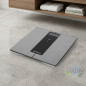Bilancia digitale da bagno in acciaio inox | Peso da bagno con precisione di 100 g | Portata massima 180 kg | Attivazione touch Bilancia digitale da bagno in acciaio inox | Peso da bagno con precisione di 100 g | Portata massima 180 kg | Attivazione touch