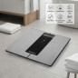 Bilancia digitale da bagno in acciaio inox | Peso da bagno con precisione di 100 g | Portata massima 180 kg | Attivazione touch Bilancia digitale da bagno in acciaio inox | Peso da bagno con precisione di 100 g | Portata massima 180 kg | Attivazione touch