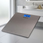 Balança digital de banheiro em aço inoxidável | Peso para banheiro com precisão de 100g | Capacidade máxima de 150kg | Ativação