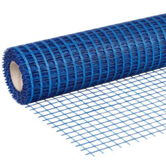 Rete in fibra di vetro 145 g/m² per il rinforzo di pavimentazioni e lastre, 1,1 x 50 m