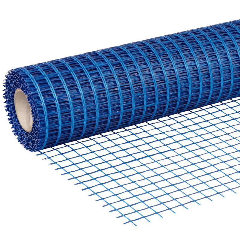 Tela de fibra de vidro 145 g/m² | Tela de reforço para pavimentos e lajes | 1,1 x 50 m | Reforço para concreto e argamassa