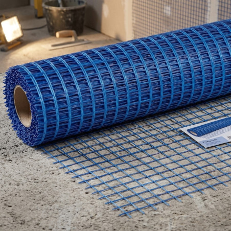 Glasfasergewebe 145 g/m² zur Verstärkung von Fahrbahnen und Platten, 1,1 x 50 m