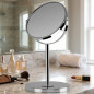 Orbegozo 360° Mirror with Base | Double-Sided 17 cm | 5X Magnification and Normal Side | Multi-Orientation Makeup Mirror Orbegozo 360° Mirror with Base | Double-Sided 17 cm | 5X Magnification and Normal Side | Multi-Orientation Makeup Mirror
