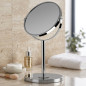 Orbegozo 360° Mirror with Base | Double-Sided 17 cm | 5X Magnification and Normal Side | Multi-Orientation Makeup Mirror Orbegozo 360° Mirror with Base | Double-Sided 17 cm | 5X Magnification and Normal Side | Multi-Orientation Makeup Mirror