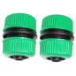 1/2" (15mm) Garden Hose Repair Kit | 2-Pack Garden Hose Connectors | Repair your hose in minutes 1/2" (15mm) Garden Hose Repair Kit | 2-Pack Garden Hose Connectors | Repair your hose in minutes
