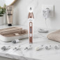 Set per manicure e pedicure | 5 velocità | Luce LED | 7 accessori inclusi | Kit per la cura delle unghie