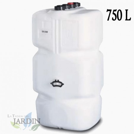 Square Diesel Tank 750 liters 74x74x165 cm