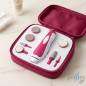 Set per manicure e pedicure | 2 velocità | Luce LED | 6 accessori inclusi | Kit per la cura delle unghie