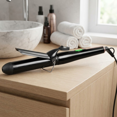 Orbegozo Lockenstab | Schnelles Aufheizen | 2 Temperaturstufen (150 °C und 200 °C) | Professionelles Styling