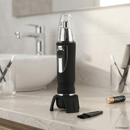 Orbegozo nose and ear trimmer with light. No wires. Ergonomic casing. Works on 1xAA batteries (Not included)