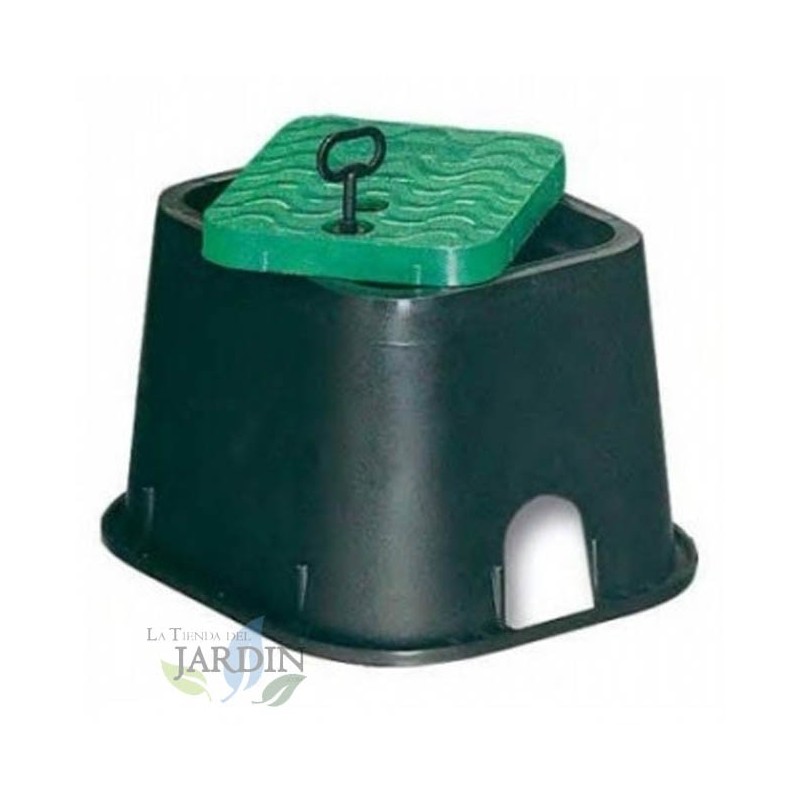 Arqueta de riego rectangular pequeña Suinga, 27x24x18 cm Arqueta de riego rectangular pequeña Suinga, 27x24x18 cm