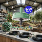 Pack 200 Goteros Autocompensantes 8 L/h | Goteros Seta No Desmontables | Uso en Agricultura y Jardín | Tubería de 16 mm