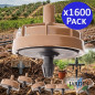 Pack 1600 Goteros Autocompensantes 4 L/h | Goteros Seta No Desmontables | Uso en Agricultura y Jardín | Tubería de 16 mm