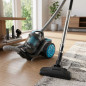 Orbegozo Lightweight 2L Bagless Vacuum Cleaner for Hard Floors and Carpets | Compact Cyclonic Canister Vacuum Cleaner | 700W Pow