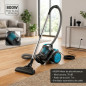 Orbegozo Lightweight 2L Bagless Vacuum Cleaner for Hard Floors and Carpets | Compact Cyclonic Canister Vacuum Cleaner | 700W Pow