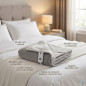 Cobertor Elétrico para Cama de Casal | Cobertor Elétrico Grande 200x170 cm | 3 Níveis de Aquecimento | Aquecedor de Cama | Calor Cobertor Elétrico para Cama de Casal | Cobertor Elétrico Grande 200x170 cm | 3 Níveis de Aquecimento | Aquecedor de Cama | Calor
