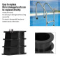 Ancoraggio di ricambio per installazione a incasso | Compatibile con scalette per piscina | Tubo di 43 mm di diametro | Accessor Ancoraggio di ricambio per installazione a incasso | Compatibile con scalette per piscina | Tubo di 43 mm di diametro | Accessor