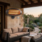 Orbegozo Infrared Patio Heater | 2000W Electric Heater | Indoor and Outdoor Use | 120° Heating Angle