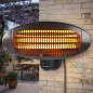 Orbegozo Infrared Patio Heater | 2000W Electric Heater | Indoor and Outdoor Use | 120° Heating Angle