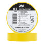 Lot de 5 rouleaux de ruban isolant PVC jaune 3M, 19 mm x 20 m | Ruban isolant universel 600 V | Protection des câbles