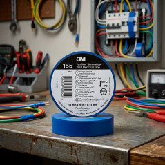5-Pack 3M Blue PVC Insulating Tape 19mm x 20m | Universal Electrical Tape 600V | Cable Protection