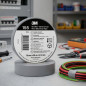 Cinta Aislante Gris PVC 3M 19mm x 20m | Cinta Eléctrica Universal 600V | Aislamiento y Protección de Cables