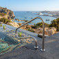 Salida de Piscina con Anclaje Exterior y Pletinas 125x80 cm – Barandilla inoxidable para Atornillar Salida de Piscina con Anclaje Exterior y Pletinas 125x80 cm – Barandilla inoxidable para Atornillar