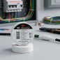 5er-Pack 3M Isolierband aus weißem PVC, 19 mm x 20 m | Universelles Elektroisolierband 600 V | Kabelschutz