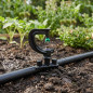 Conjunto de microaspersores de 90° para jardim e pomar | Pacote com 20 aspersores | Aspersores de irrigação com raio de até 3 m