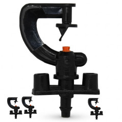 180° Micro Sprinkler Irrigation Set for Garden and Orchard | Pack of 20 Spray Sprinklers | Irrigation Sprinklers with a Radius o