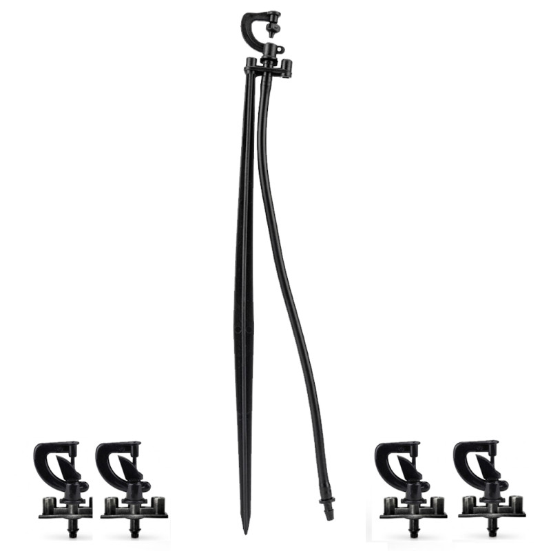 100 Stück Inverser Mikrosprinkler 360º für Bewässerung, Reichweite 2-2,5m mit 40cm Spike 100 Stück Inverser Mikrosprinkler 360º für Bewässerung, Reichweite 2-2,5m mit 40cm Spike