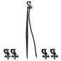 Pack 100 x Micro-sprinkler 360º inverted ballerina with 40 cm stake.  100 units