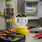 Pacote com 5 Fitas Isolantes de PVC Amarelas 3M 19mm x 20m | Fita Elétrica Universal 600V | Proteção de Cabos