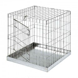 Cage d'exposition avec porte pour oiseaux 60x60 cm avec porte