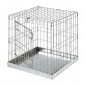 Cage d'exposition avec porte pour oiseaux 60x60 cm