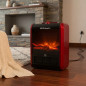 Orbegozo Decorative Electric Fireplace | 1500 W | Realistic Fire Effect | Portable Electric Heater | 2 Heat Settings