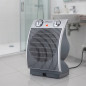 Oscillating compact heater 90º Orbegozo. Thermostat with progressive adjustment. Two power levels: 1,100 and 2,200 W. Oscillating compact heater 90º Orbegozo. Thermostat with progressive adjustment. Two power levels: 1,100 and 2,200 W.