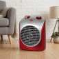 Riscaldatore oscillante Orbegozo 2200W | Funzione ventilatore | Termostato regolabile | Riscaldatore da pavimento per bagno e ca