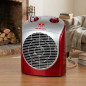 Riscaldatore oscillante Orbegozo 2200W | Funzione ventilatore | Termostato regolabile | Riscaldatore da pavimento per bagno e ca