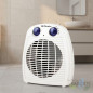 Orbegozo 2000W Compact Heater | Fan Function | Adjustable Thermostat | Floor Heater for Bathroom and Home