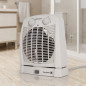 Chauffage oscillant Orbegozo 2000W | Fonction ventilateur | Thermostat réglable | Chauffage au sol pour salle de bain et maison