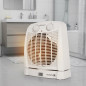 Chauffage oscillant Orbegozo 2000W | Fonction ventilateur | Thermostat réglable | Chauffage au sol pour salle de bain et maison
