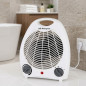 Riscaldatore compatto Orbegozo da 2000 W | Funzione ventilatore | Termostato regolabile | Riscaldatore da pavimento per bagno e Riscaldatore compatto Orbegozo da 2000 W | Funzione ventilatore | Termostato regolabile | Riscaldatore da pavimento per bagno e