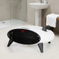 Calefactor Horizontal 2000 W Orbegozo | Función Ventilador | Termostato Ajustable | Calefactor de Suelo para Baño y Hogar